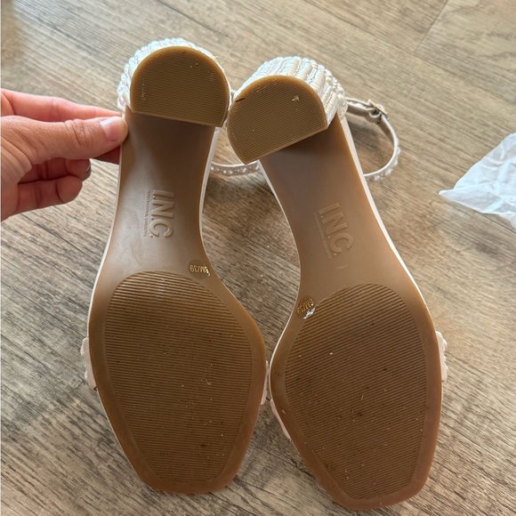 INC womens pearly heels and - Picture 5 of 5